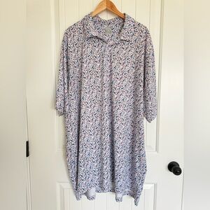 Callaway Men's Performance Golf Polo Shirt 3XLT Blue Red White Club Print